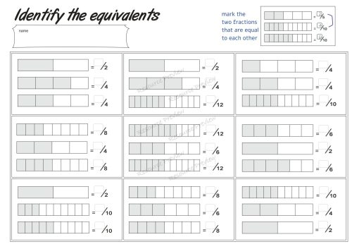 Equivalent fractions - Image 2