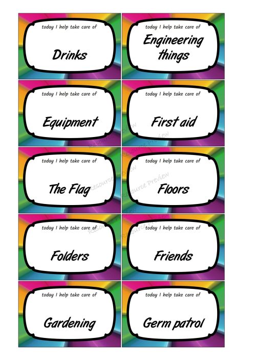 Classroom Jobs Board 98 - Image 6