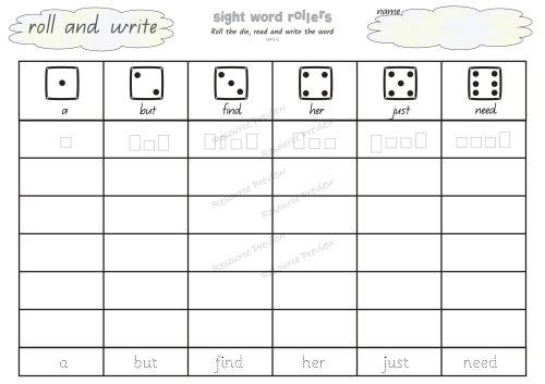 Sight word activities Lv1-1 - Image 7