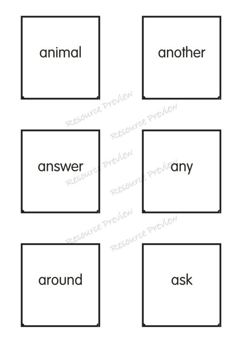 Sight word card variety  2nd 100 - Image 4