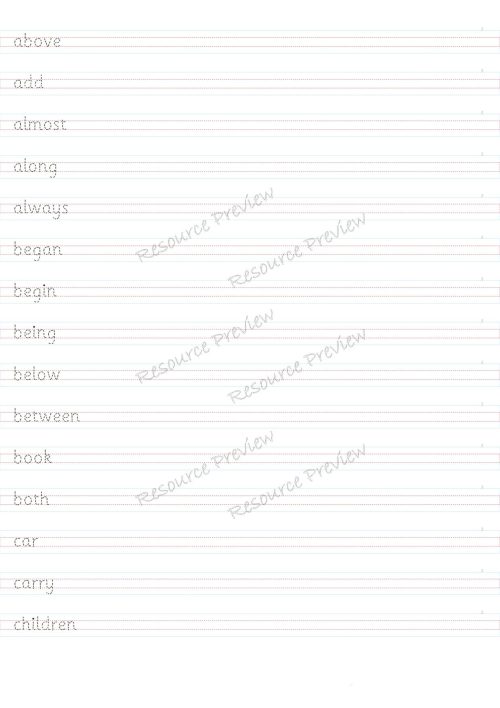 Sight word card variety  3rd 100 - Image 2