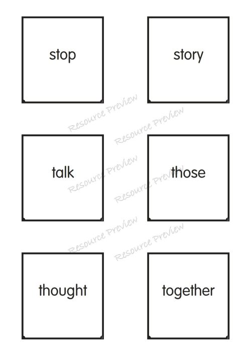 Sight word card variety  3rd 100 - Image 5