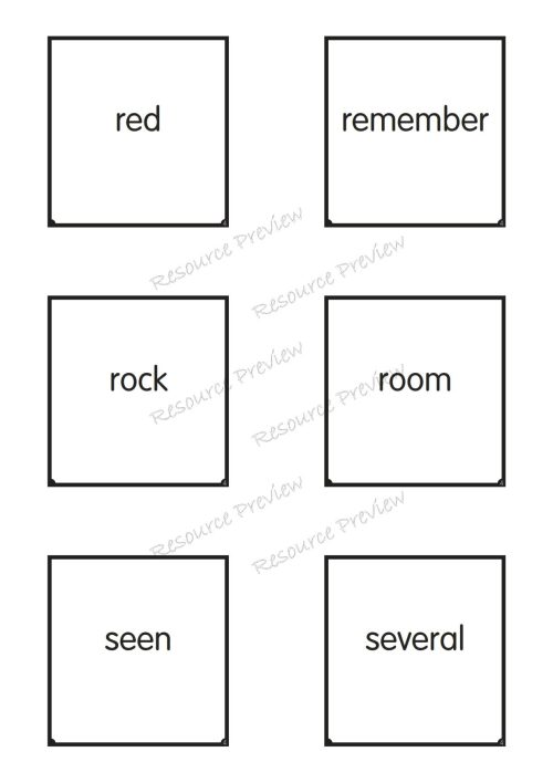 Sight word card variety  4th 100 - Image 3