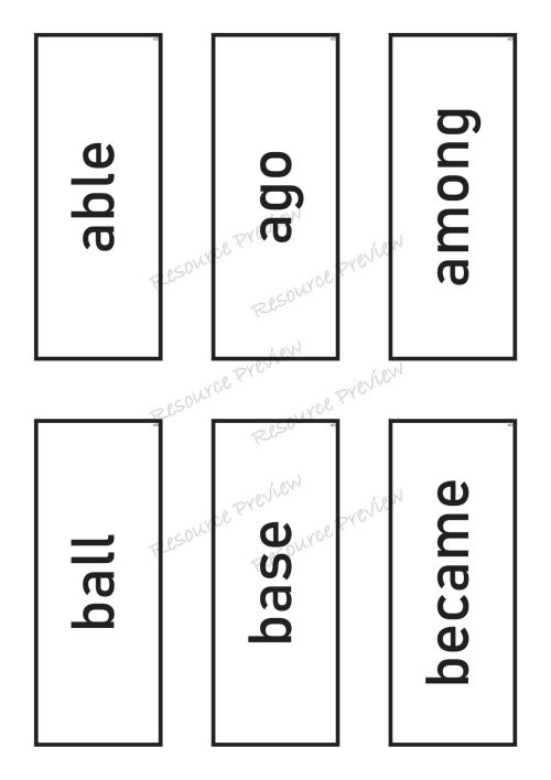 Sight word card variety  5th 100 - Image 2