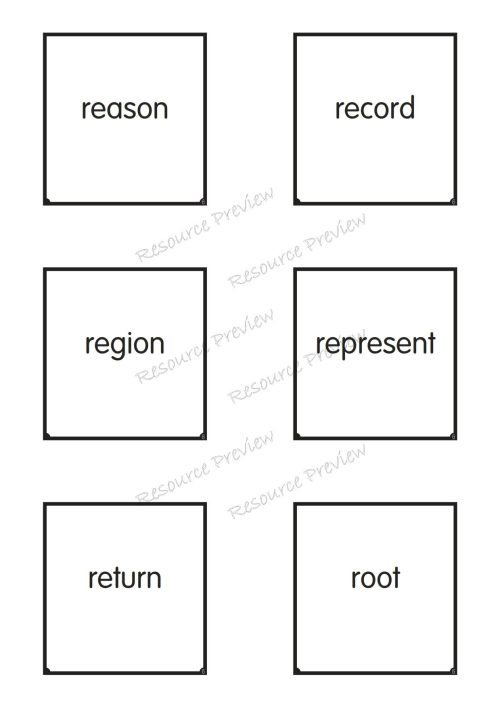 Sight word card variety  6th 100 - Image 4