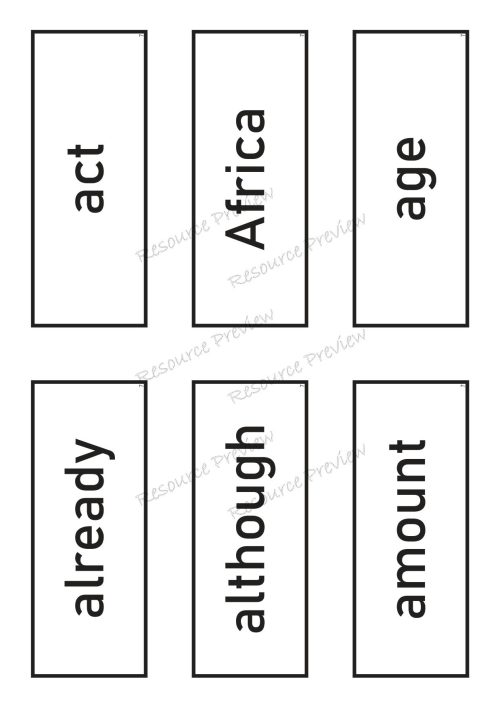 Sight word card variety  7th 100 - Image 2