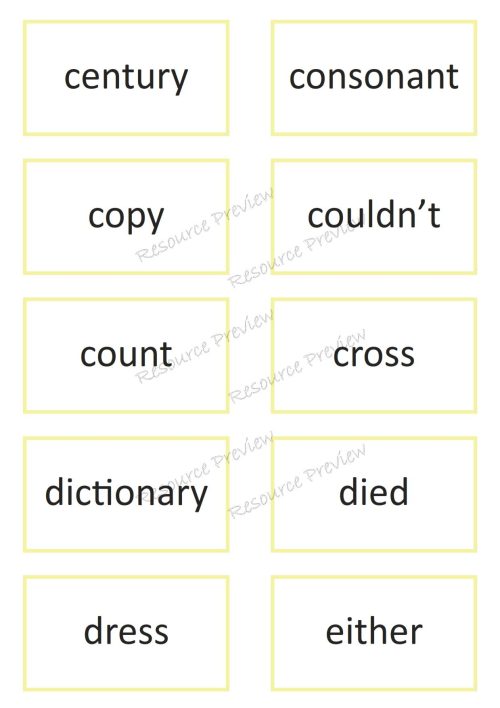Sight word card variety  7th 100 - Image 3