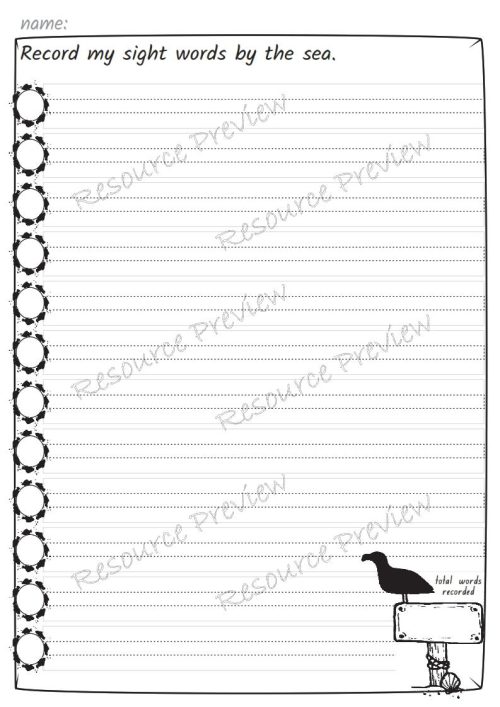 Sightword activities Lv1-1 - Image 6