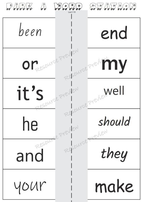 Sight word activities Lv1-10 - Image 3