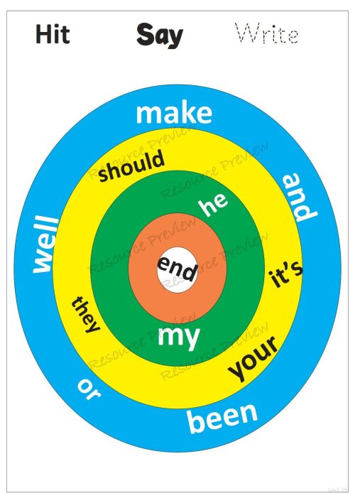 Sight word activities Lv1-10 - Image 6