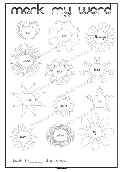 Sight word activities Lv1-2 - Image 4