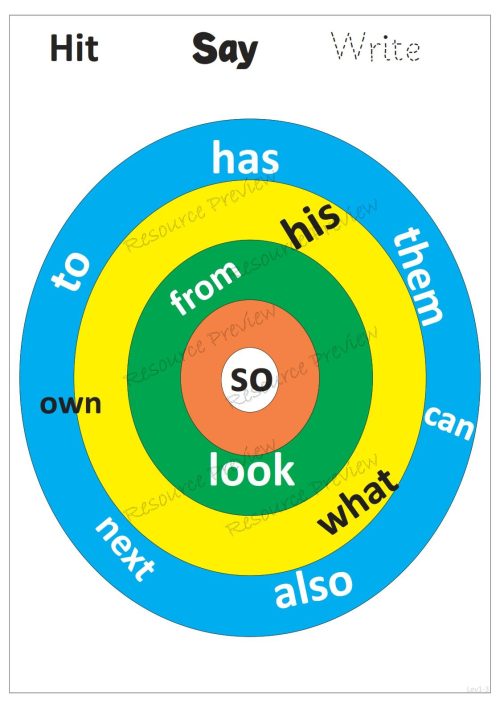 Sight word activities Lv1-3 - Image 6
