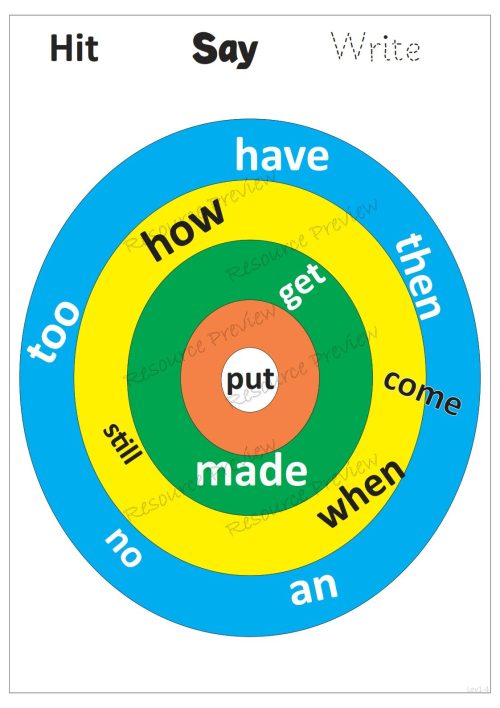 Sight word activities Lv1-4 - Image 6