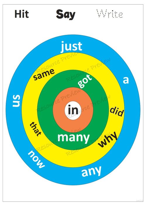 Sight word activities Lv1-6 - Image 6