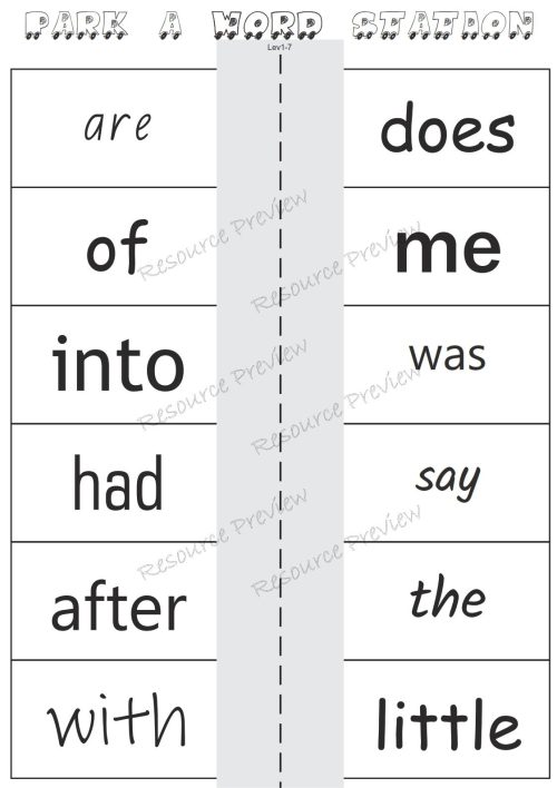 Sight word activities Lv1-7 - Image 3