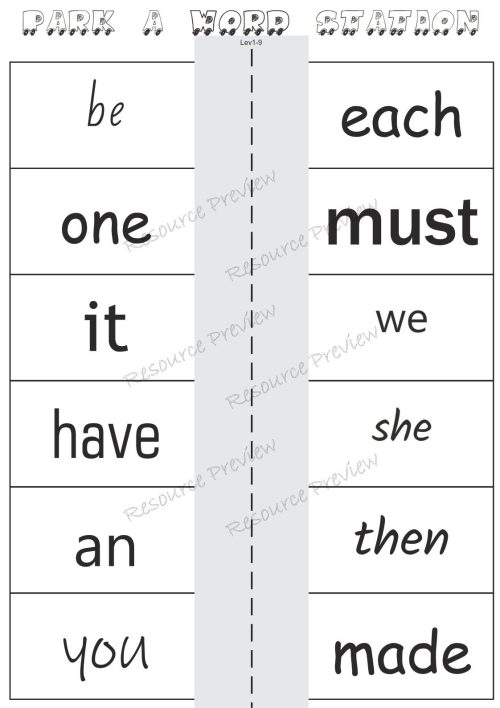 Sight word activities Lv1-9 - Image 3