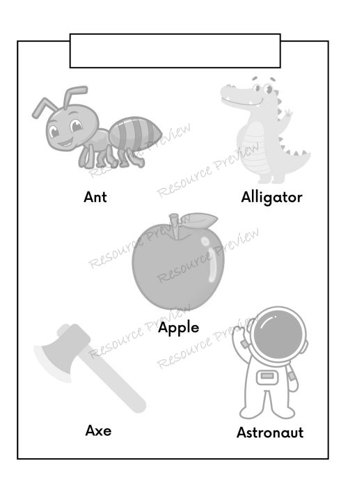 Alphabet letter cut and paste - Image 2