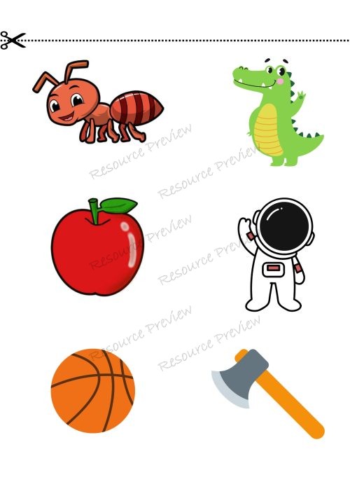 Alphabet letter cut and paste - Image 3