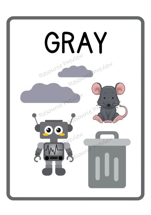 Colors flashcard and poster - Image 2
