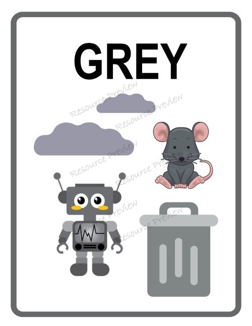 Colours flashcard and poster - Image 2