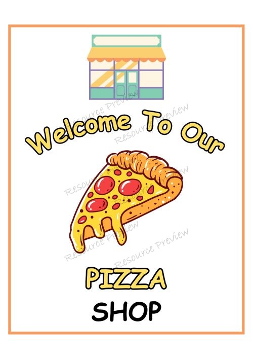 Exploring careers - junior - Pizza Shop