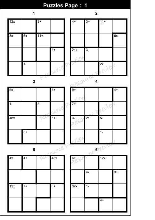 Puzzles - KenKen - Image 6