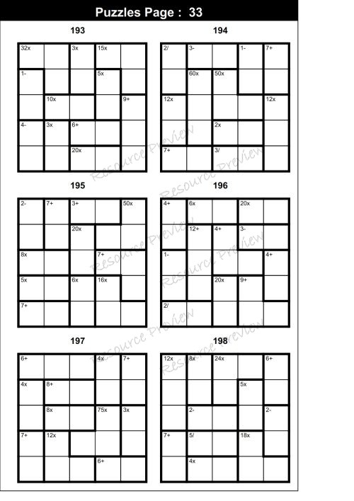 Puzzles - KenKen - Image 7