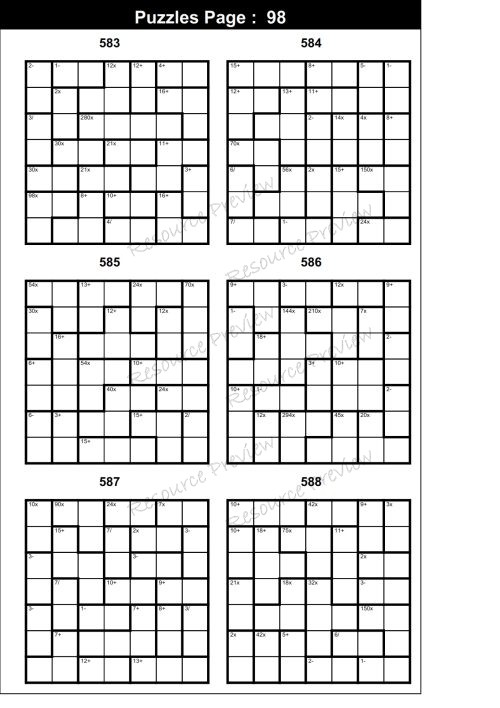 Puzzles - KenKen - Image 9