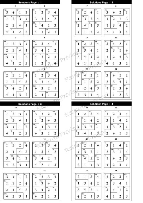 Puzzles - KenKen - Image 2